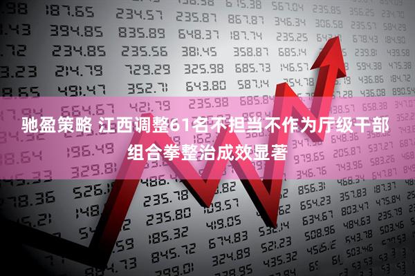 驰盈策略 江西调整61名不担当不作为厅级干部 组合拳整治成效显著